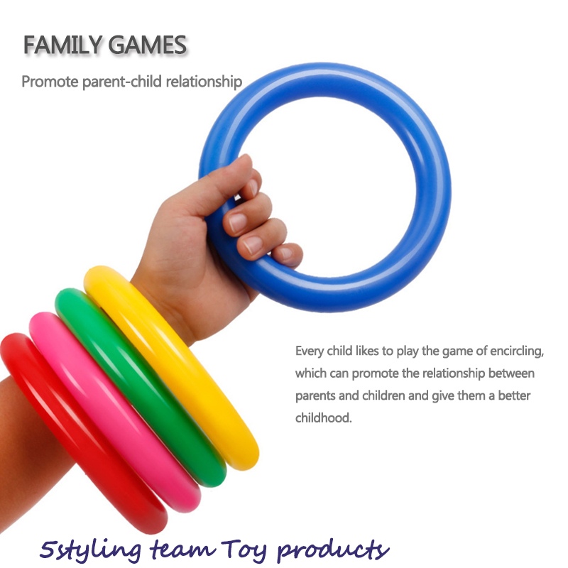 Tirar aros juguetes deportivos para niños tirar aros accesorios deportivos de interior y exterior para mejorar la concentración